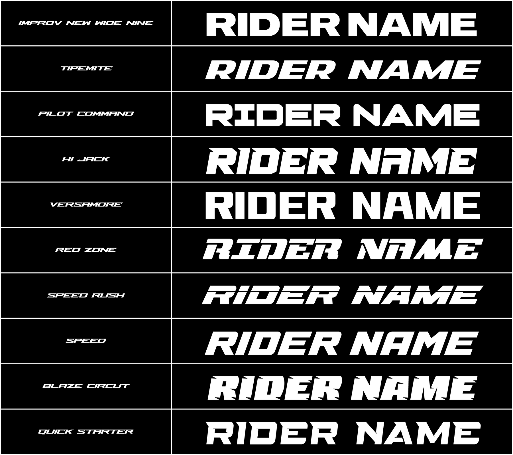 Name Style